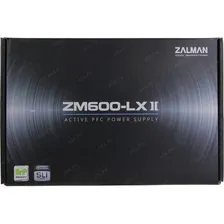 Блок питания Zalman ZM600-LX II 600W ATX (24+­2x4+­2x6/­8пин)
