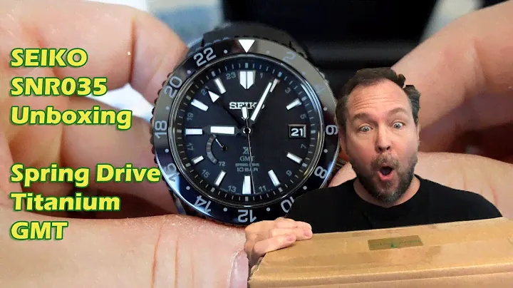 Unboxing the Seiko SNR035: Spring Drive GMT in Titanium - Grand Seiko quality
