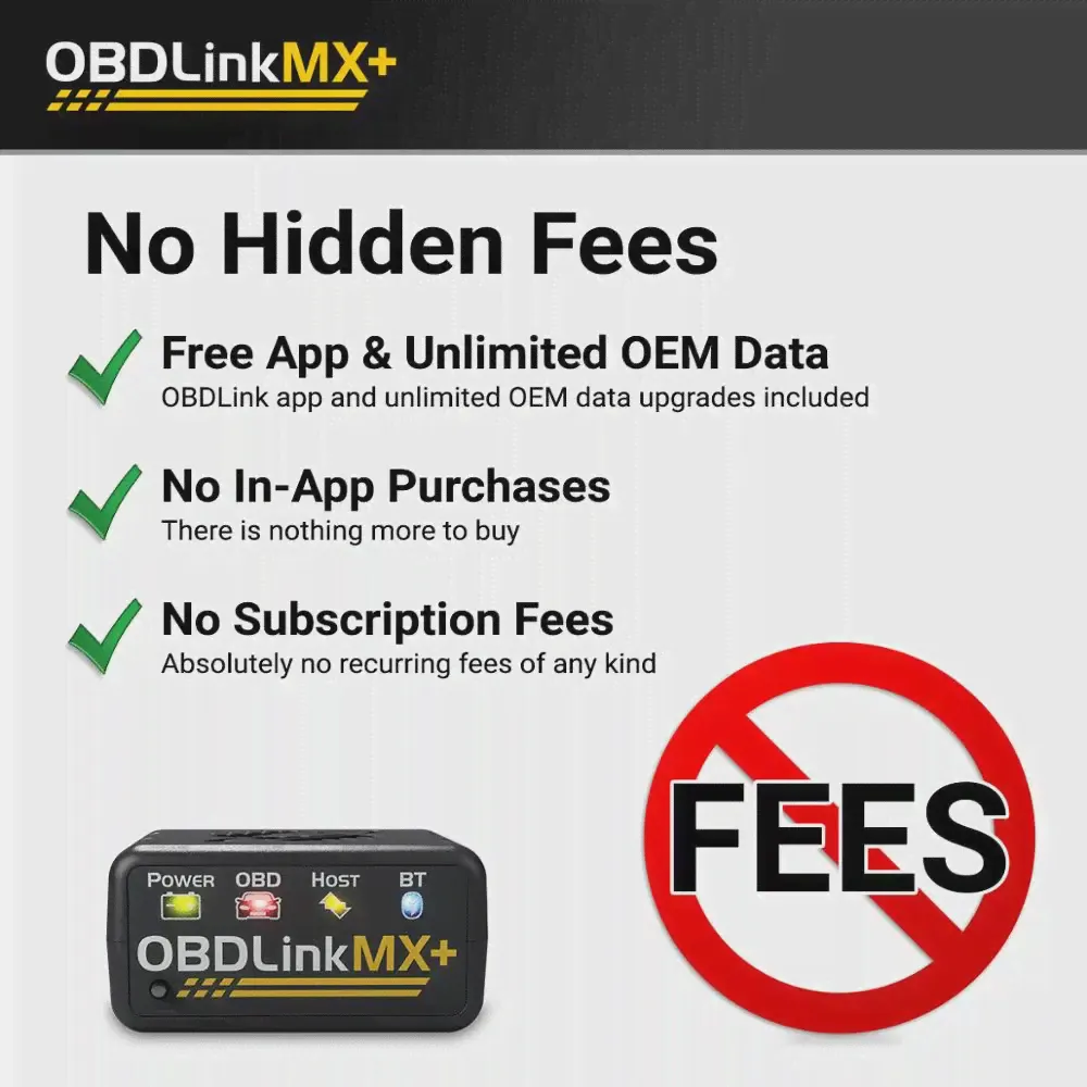 🛍 Диагностический сканер OBDLink LX MX +, сканер ELM327 для iPhone, iPad, Android, Kindle Fire или устройств Windows-1