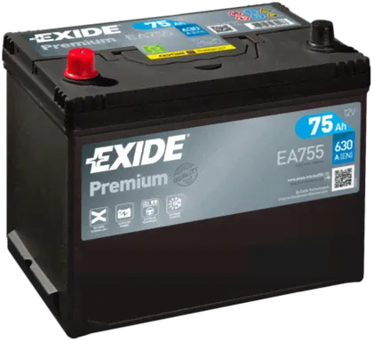 Аккумулятор Exide Premium *** для Lexus LX 570 2015-2024. Артикул EA755-0