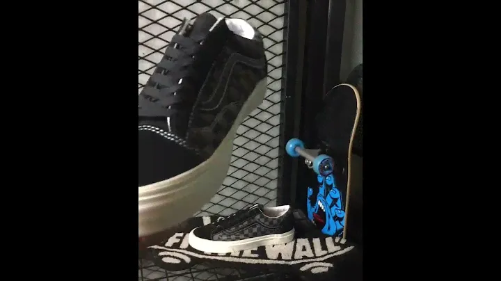 Vans Style 36 Checkerboard Black Pewter True White