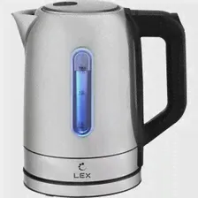 Электрочайник Lex LX 30018-1 нержавейка цена, купить в Москве, отзывы, характеристики, обзор