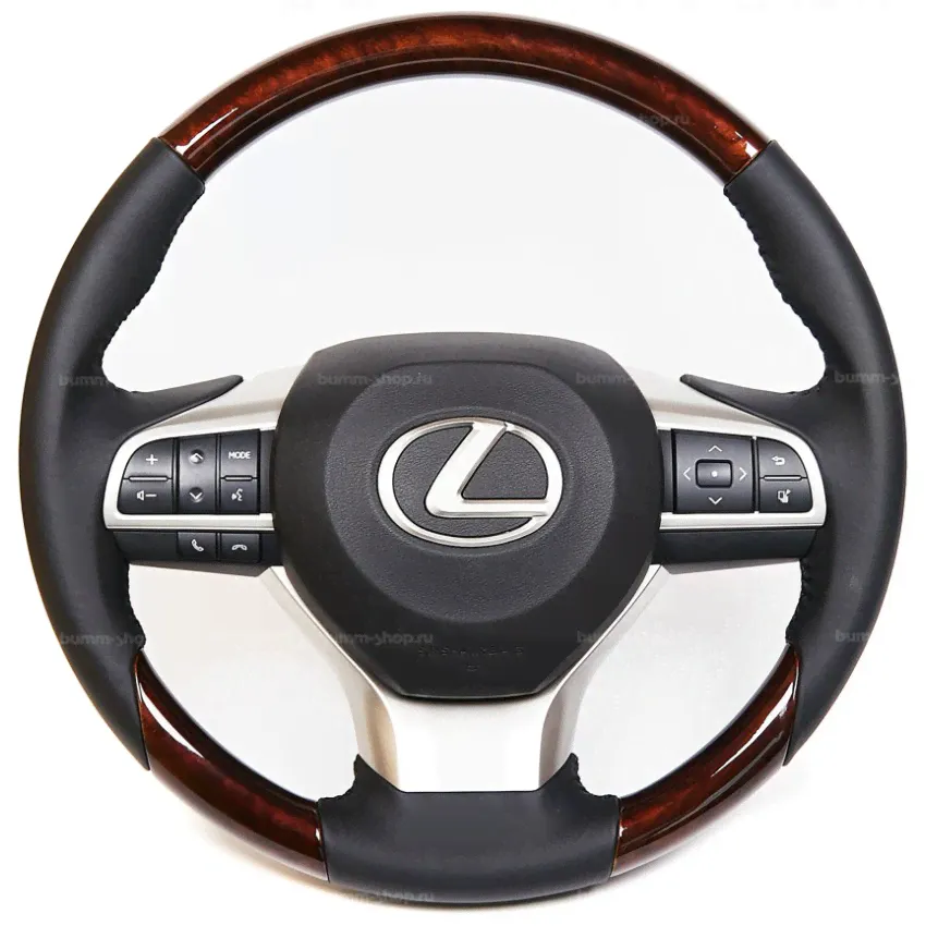 Руль рестайлинг II для Lexus LX 570, 450d 2007-2021 в оригинальном стиле-4