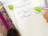 Ручка PILOT FriXion Ball LX Gold, M (0.7 мм), гелевая, синие чернила, подарочная коробка