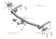 Фаркоп Avtos LX 02 Lexus RX 300 2003-2009