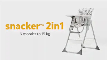 Joie snacker™ 2in1 | Compact Highchair & Table Chair