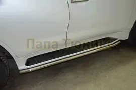 Защита штатного порога d42 для Lexus LX 450 2016-