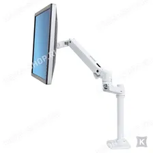 Кронштейн Ergotron 45-537-216, LX Desk Mount Monitor Arm, Tall Pole, белый