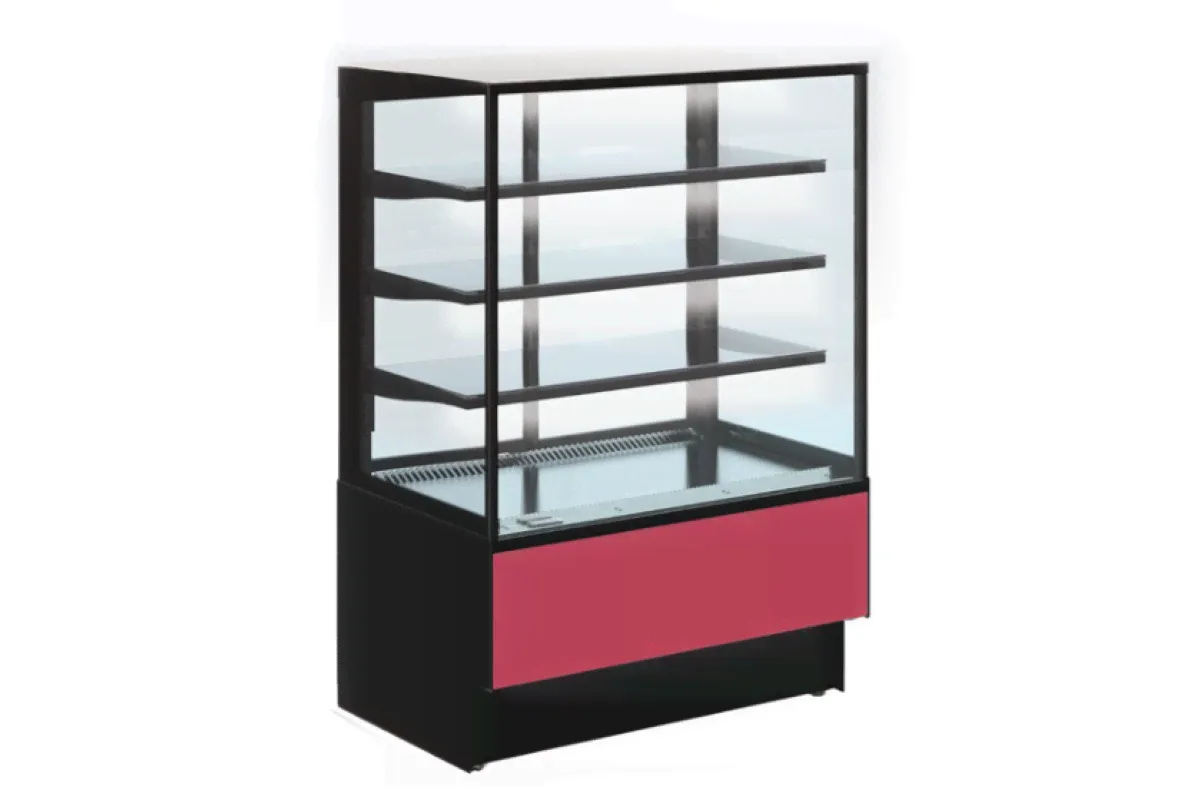 Витрина кондитерская CRYSPI ВПС (ADAGIO LX Cube 900) (C.2.G9006гл.A7021гл.B9005мат.P1.PS.RAL9005мат)-0