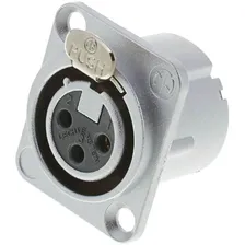 Neutrik NC3FD-LX Панельный разъем XLR мама
