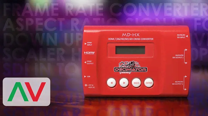 Decimator MD-HX - "The Swiss Army Knife" of Live Production