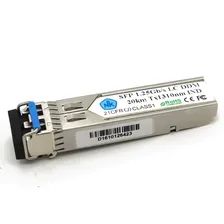 Модуль оптический двухволоконный SFP, 1000Base-LX, 1310нм, LC, 20км, DDM, Industrial