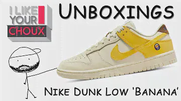 Nike Dunk Low 'Banana' unboxing by iLikeYourChoux