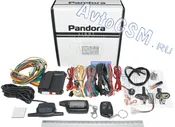 Автосигнализация с автозапуском двигателя Pandora LX 3290 - CAN-интерфейс, miniUSB-порт, датчик удара и наклона, диалоговый код