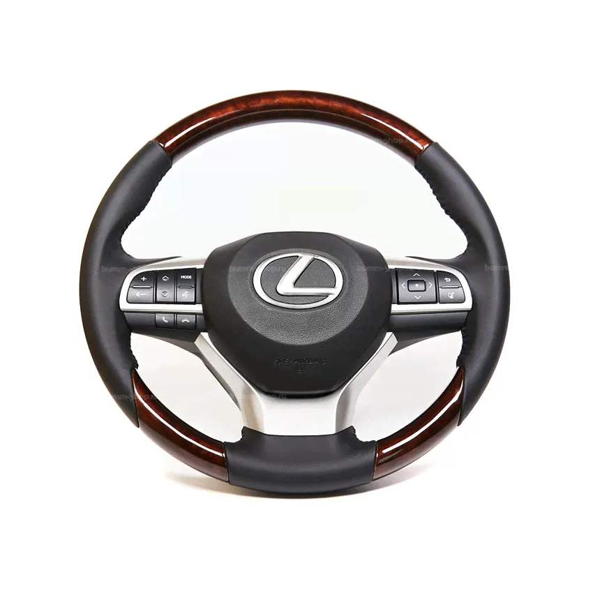 Руль рестайлинг II для Lexus LX 570, 450d 2007-2021 в оригинальном стиле-2