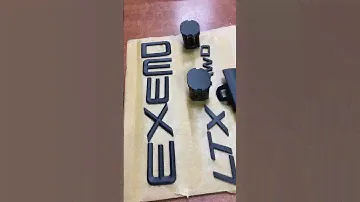 Матовый антихром для Exeed LX