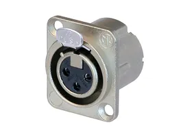 Разъем XLR панельный NEUTRIK NC3FD-LX