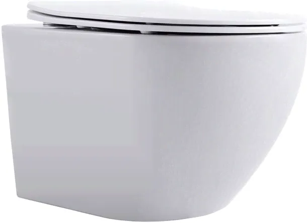 Унитаз подвесной Aquanet Rimless Cetus 2.0 W LX-1901 крышка микролифт