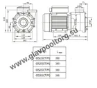 Насос без префильтра AquaViva LX OS300M/LP300M, 35 м3/ч, 3 л.с., 220 В