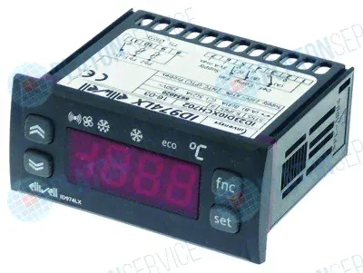 Регулятор электронный ELIWELL ID974LX 71x29мм NTC(PTC) без датчика -50 до +140°C-0