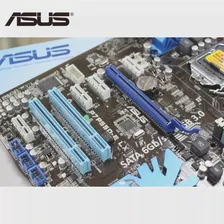 🛍 LGA 1156 ASUS P7P55D-E LX материнская плата DDR3 16 Гб для Intel P55 P7P55DELX Настольный ПК Компьютерная материнская плата SATA III PCI-E X16 бу