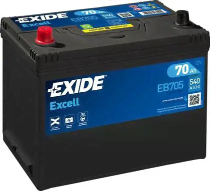 Аккумулятор Exide Excell ** для Lexus LX 570 2015-2024. Артикул EB705