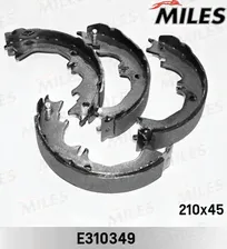 Тормозные колодки (стояночная тормозная система) Miles задние для Lexus LX 470 1998-2008. Артикул E310349