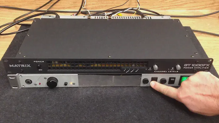 Fryette Amplification LXII vs Matrix G1000FX Power Amp Noise Test