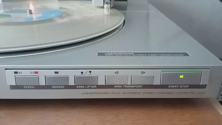 SONY PS-LX500 в работе /in action