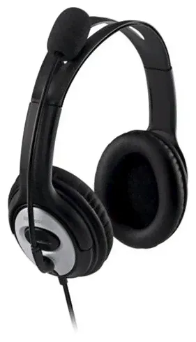Компьютерная гарнитура Microsoft LifeChat LX-3000 черный/серебристый-1