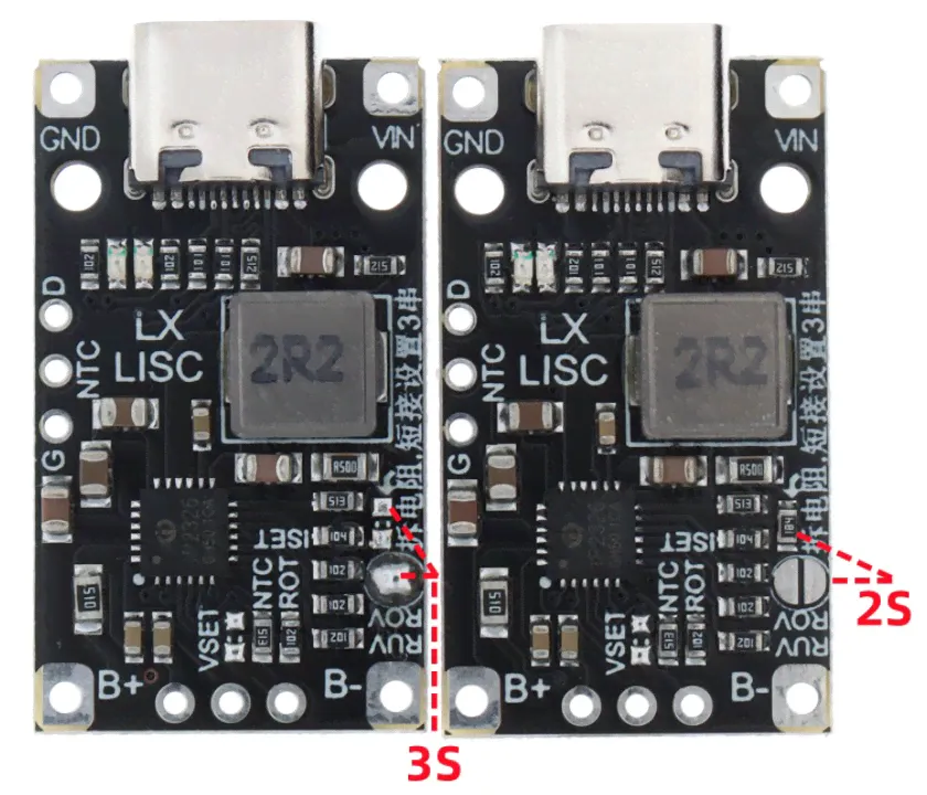 Модуль питания Type-C 3S 12.6V 1A IP2326 LX-LISC-V1 LiPo BMS (заряд)-0
