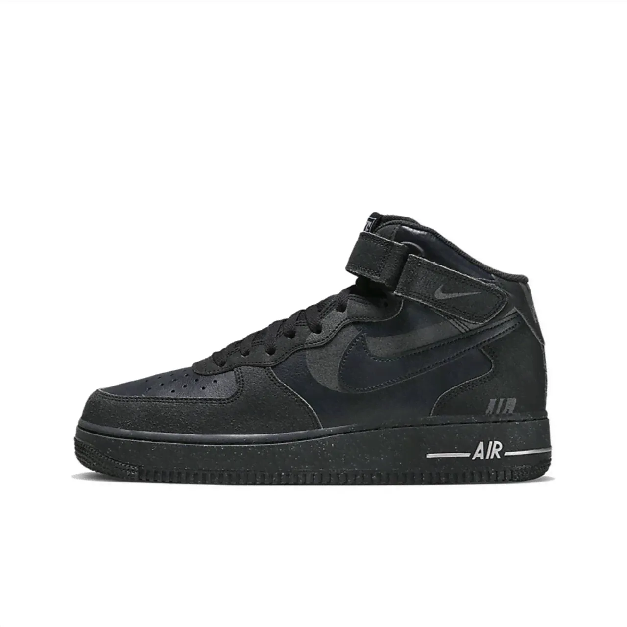 Nike Air Force 1 Mid 07 LX Black Off Noir Halloween-0