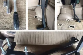Кронштейн запаски в салон Toyota Land Cruizer 100, Lexus LX 470
