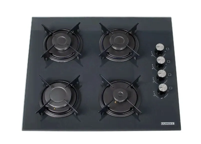 Встраиваемая газовая варочная панель Luxell LX-40TAHDF серый