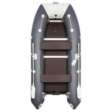 Лодка ПВХ "Таймень" LX 3600 CK (графит/светло-серый)