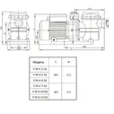 Насос для бассейна AquaViva LX STP75M/VWS75M (220В, 8м3/ч*7м, 0,55кВт)