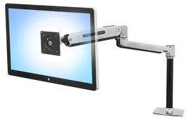Ergotron 45-360-026 LX Sit-Stand Desk Mount LCD Arm кронштейн настольный до 42