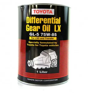 Масло трансмиссионное Toyota 08885-02606 (08885-81070) LX для дифференциалов LSD (Синтетика GL-5 75w85, 1л)-0