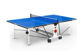 Теннисный стол Start Line Compact-2 LX Всепогодный с сеткой. Синий