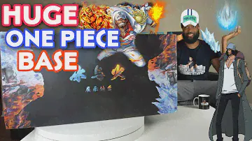 CRAZIEST One Piece Base I Ever Seen! | Fire and Ice Resin Statue by Jimei Palace | Kuzan & Akainu